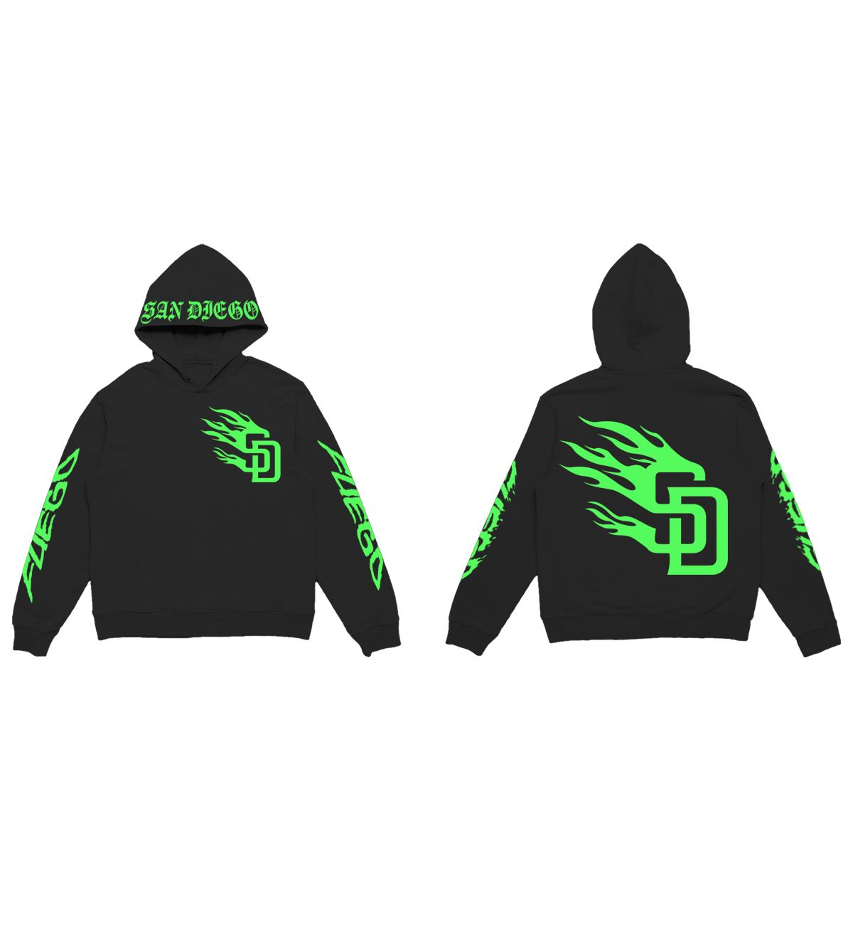 SD Flame Hoodie